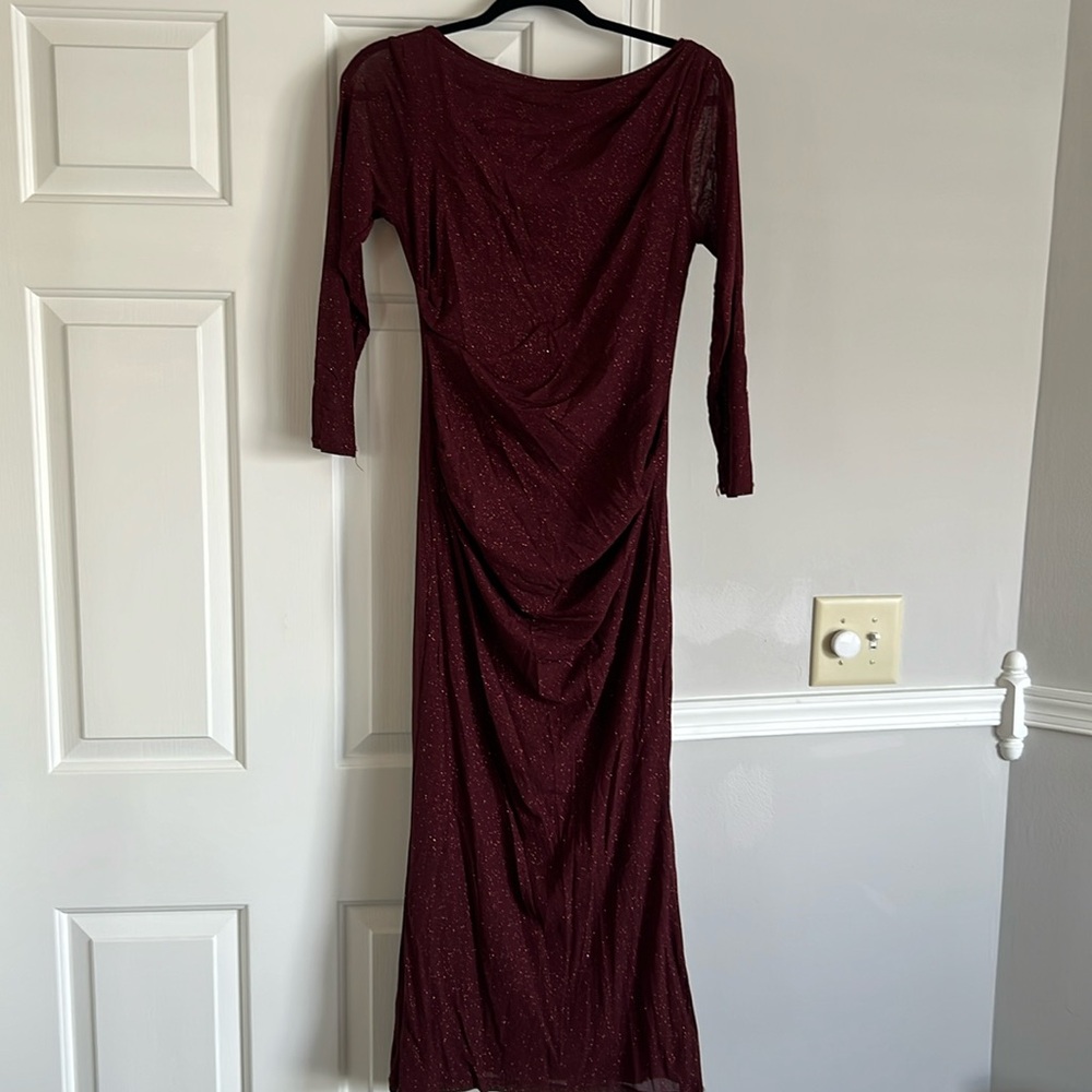 Long Women’s Dress Red Candalite-Petite Red